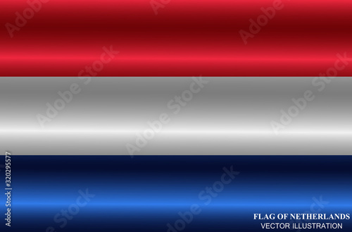 Bright background with flag of Netherlands. Happy Netherlands day background. Bright illustration with flag .