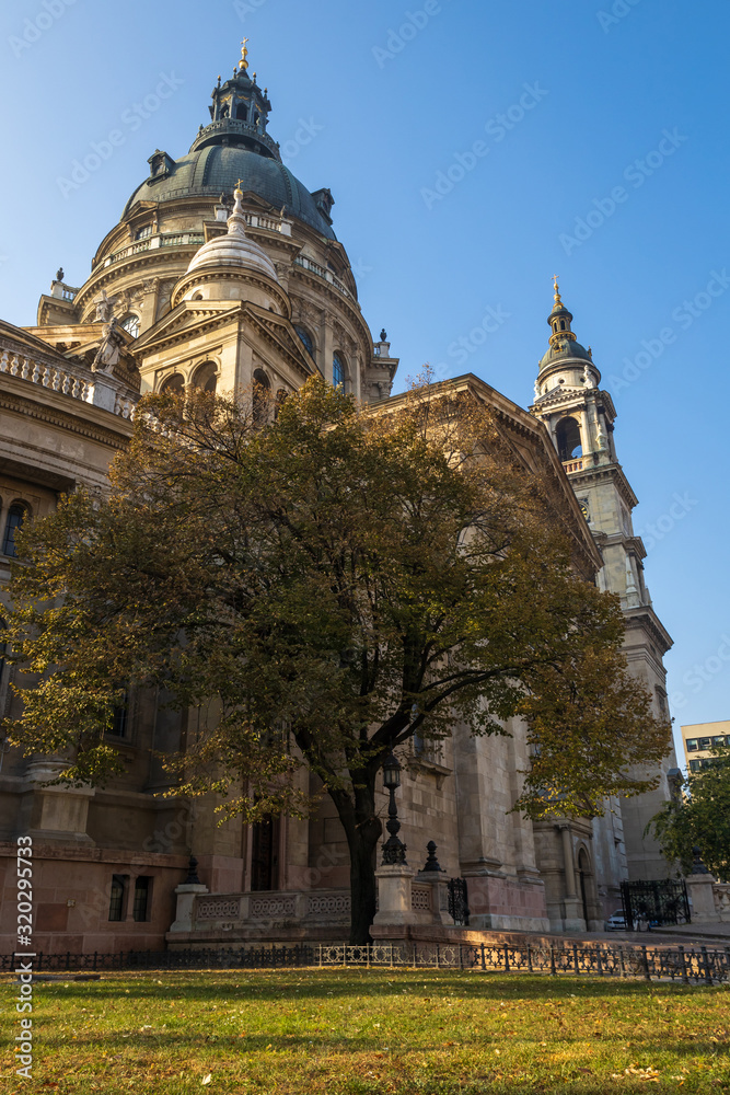 St Stephen Basilica famous historical building in Budapest, Hungary