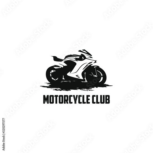 vehicle illustration type logo image, logo designs with black color for motorcycle club