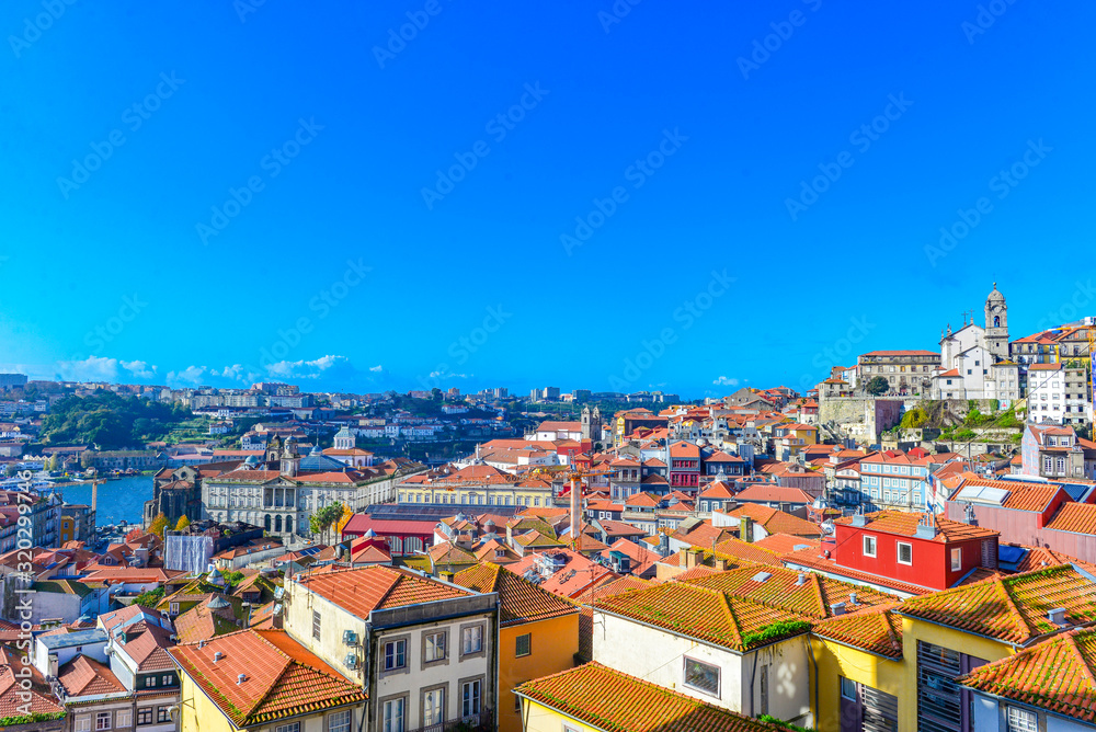 Fototapeta premium Altstadt Ribeira-Porto/Portugal