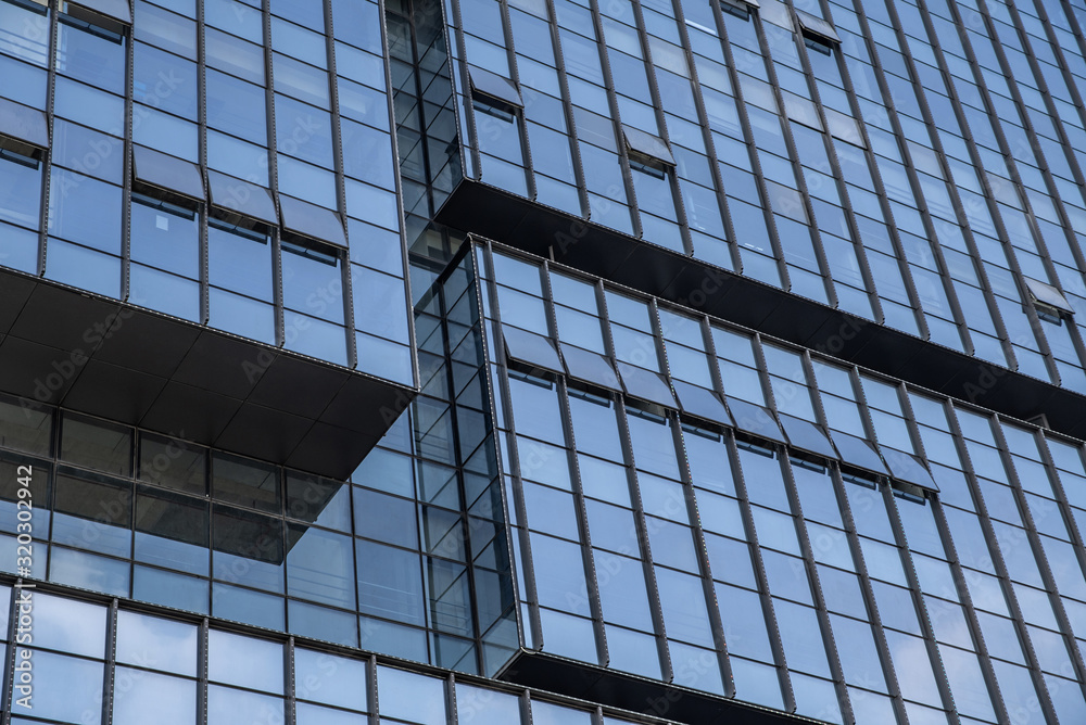 City cbd office building dense window glass curtain wall City cbd office building dense window glass curtain wall