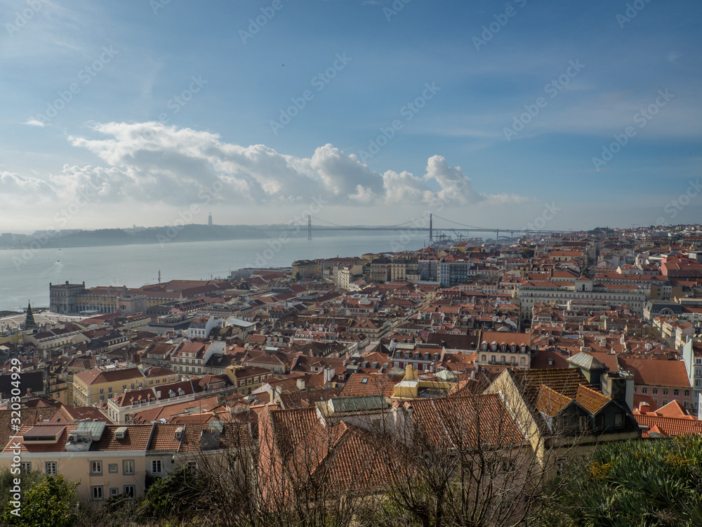 Landscape of Lisbon (Portugal)