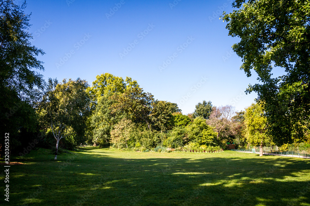 Obraz premium Parc Monceau, Paris, France