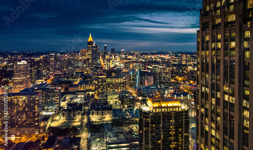 Aerial view Skyline of downtown Atlanta, Georgia, USA