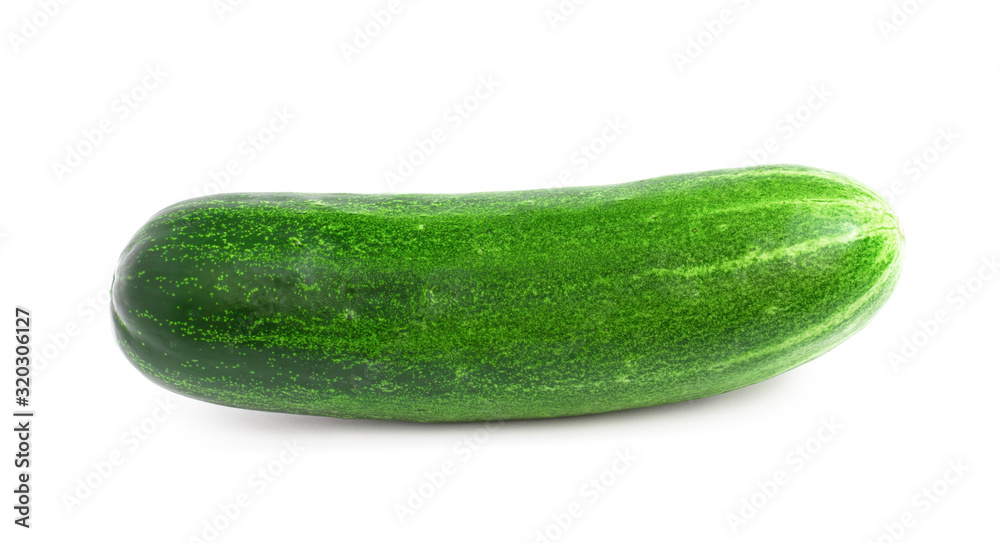 Fresh cucumber isolated on white background. Fresh cucumber isolated on white background.