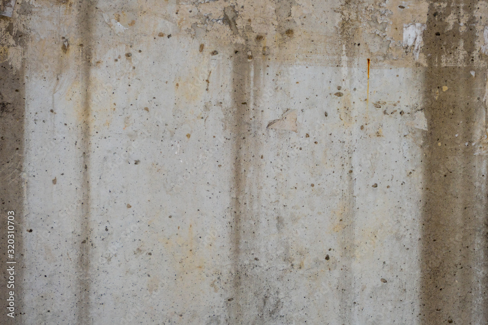 The texture of the concrete with stains The texture of the concrete with stains