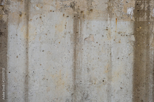 The texture of the concrete with stains