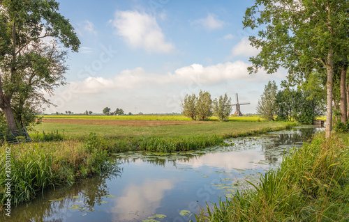 Picturesque Dutch polder landscape