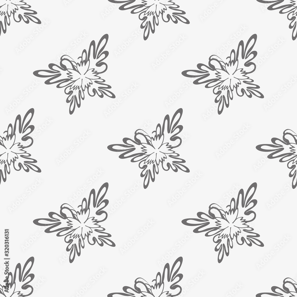 monochrome pattern urban style ethnic ornament Seamless abstract illustration for your design