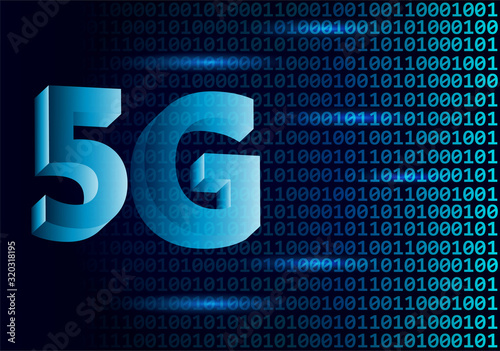 5G new wireless internet wifi connection. Global network high speed innovation connection technology background. vector.