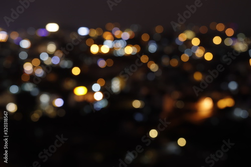 Beautiful city night light bokeh © Nguyen