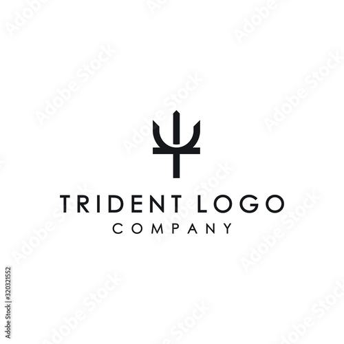 Trident Neptune  Poseidon icon  logo 