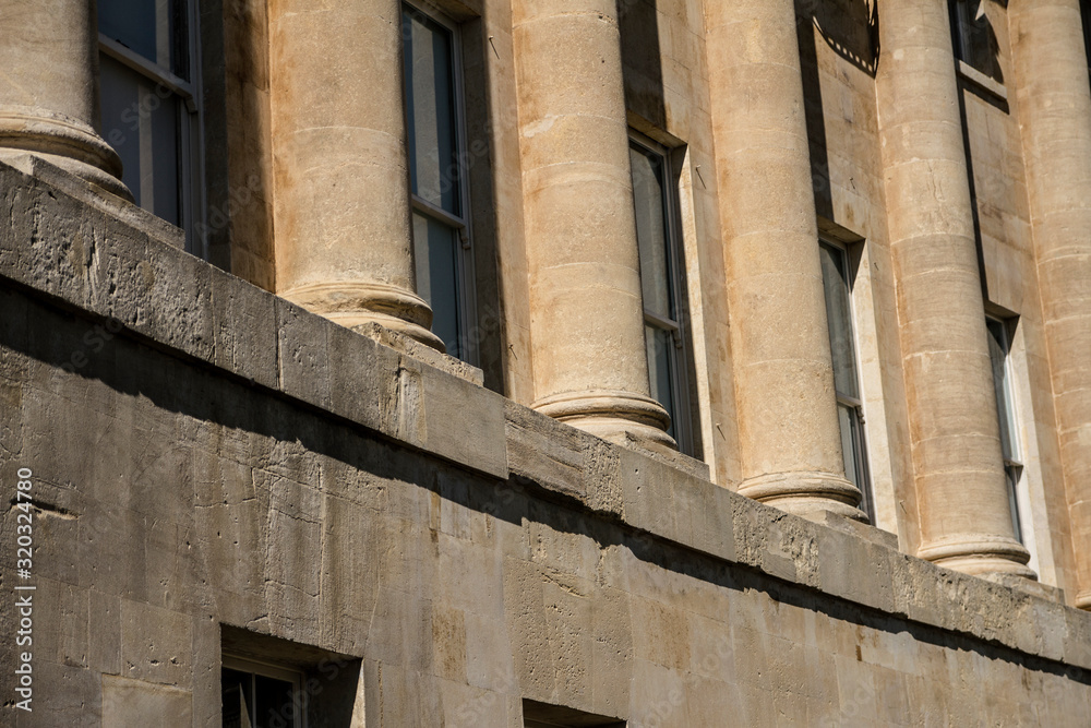 Naklejka premium Royal Crescent Close Up