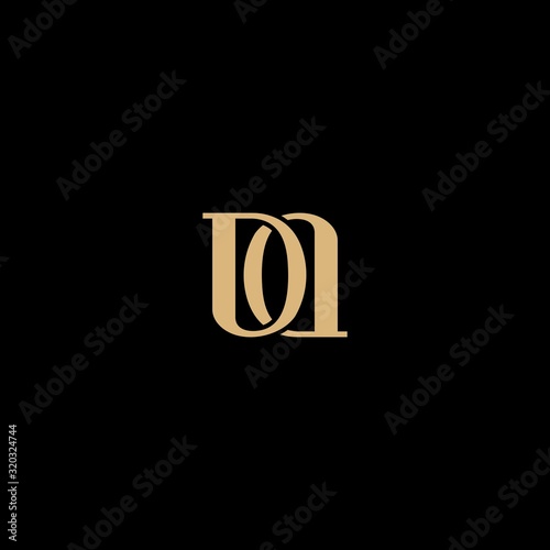 DA AD logo initial letter design