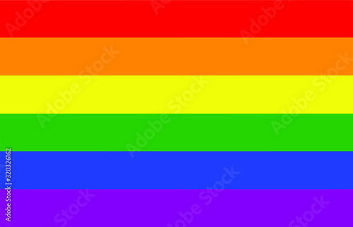 Vector Gay Pride Flag and Banner