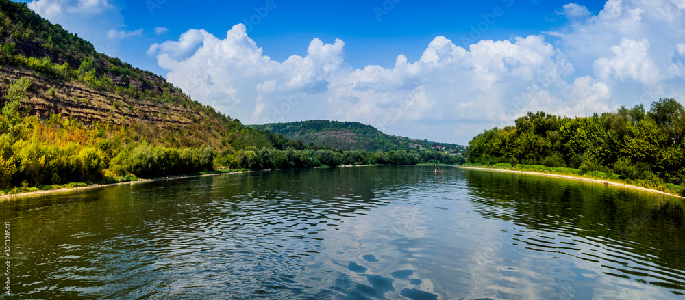 Dniester canyon landscape