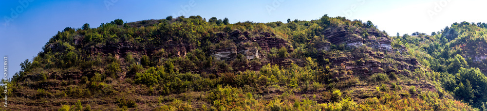 Dniester canyon landscape
