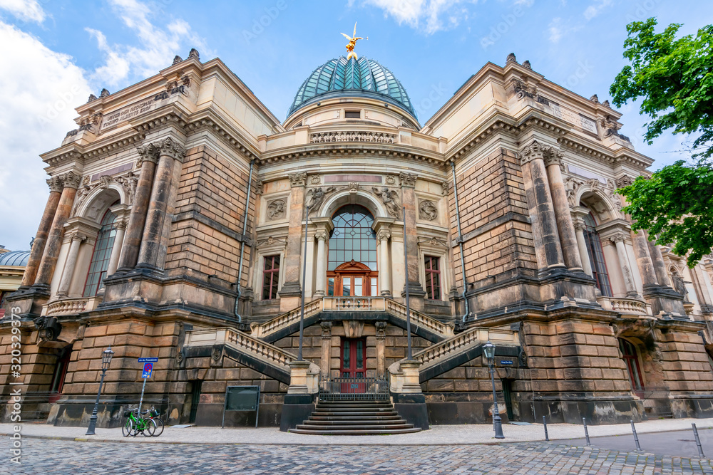 Academy of Fine Arts building in Dresden, Germany