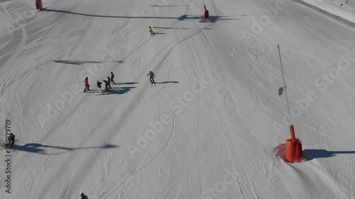 Arinsal Ski Resort, Andorra - Fallow  Ski Track, Dolly Out photo