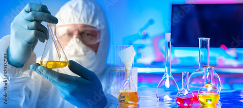 Chemical concept. Equipment...