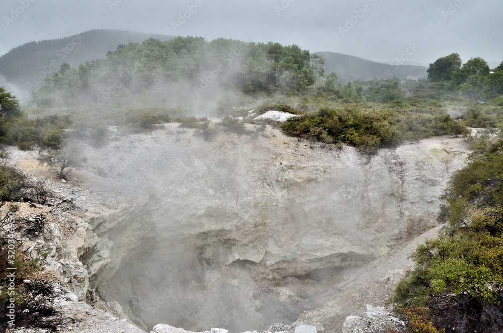 New Zealand Rotorua Wai-O-Tapu Thermal wonderland