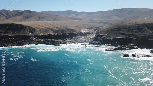 Nature from a camera in the middle of winter in the Canary Islands