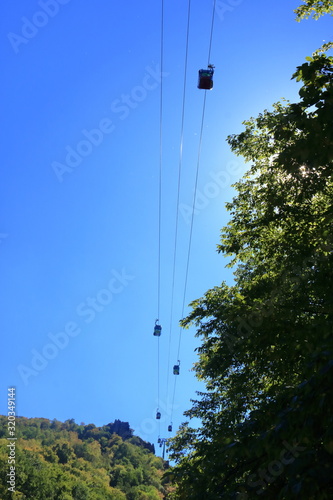 Cable car with chairlift in Thale in the Harz Mountains
