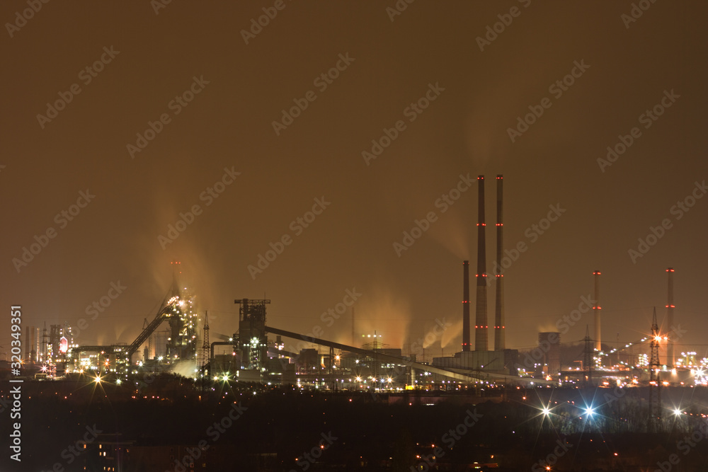 Heavy Industry At Night