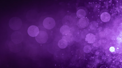 Abstract purple bokeh defocus background.