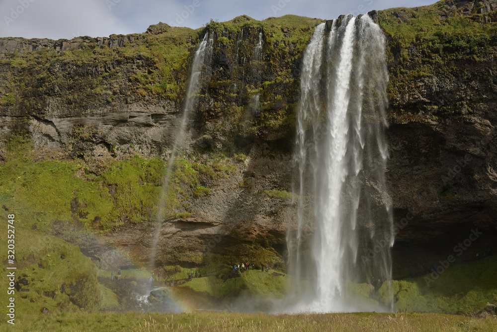 Iceland, Waterfall of Seljalandsfoss, Water wonders  