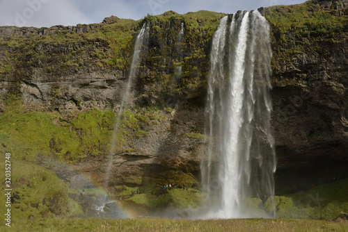 Iceland  Waterfall of Seljalandsfoss  Water wonders  