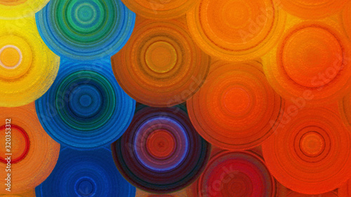 Abstract painting art for sale. Stock. Hand drawn on canvas. Multi color arti...
