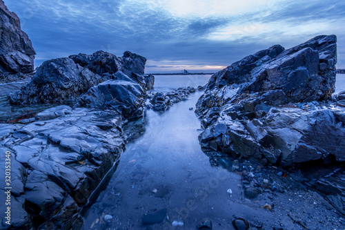 Sunset at Fort Foster Kittery, Maine photo