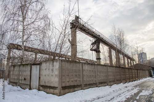 Photography Abandoned territory of the MIG Aircraft Building Plant in Moscow, Russia