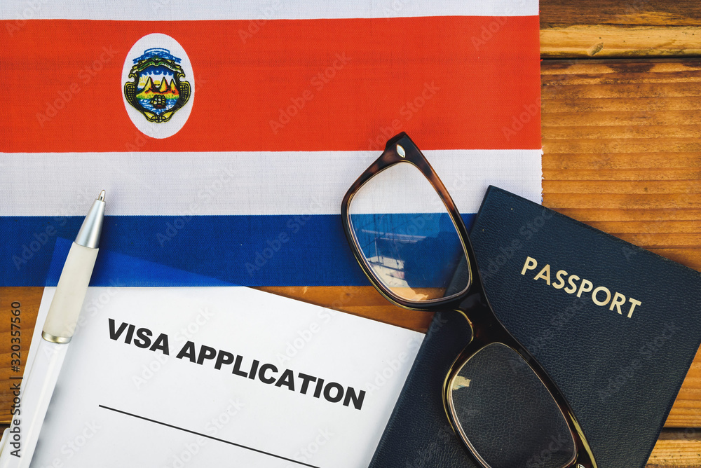 Flag Of Costa Rica Visa Application Form And Passport On Table Stock Photo Adobe Stock flag-of-costa-rica-visa-application-form-and-passport-on-table-stock-photo-adobe-stock
