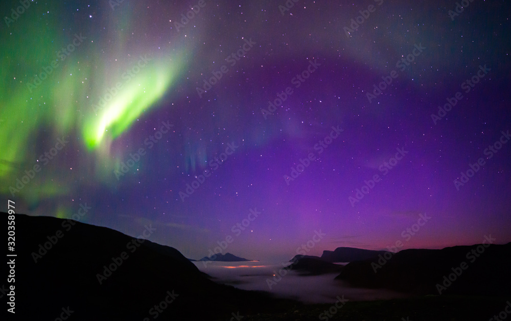 The polar lights in Norway,Tromso