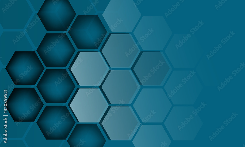 Hexagon network overlap abstract background Hexagon network overlap abstract background