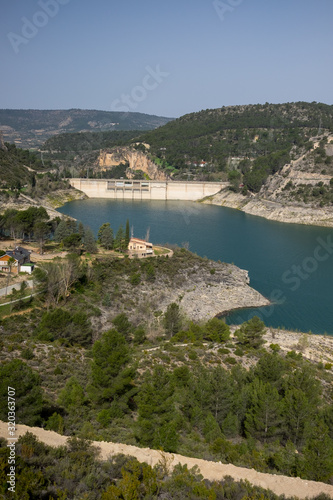 Hydroelectric Dam of Sacedon, La Alcarria, Guadalajara, Spain