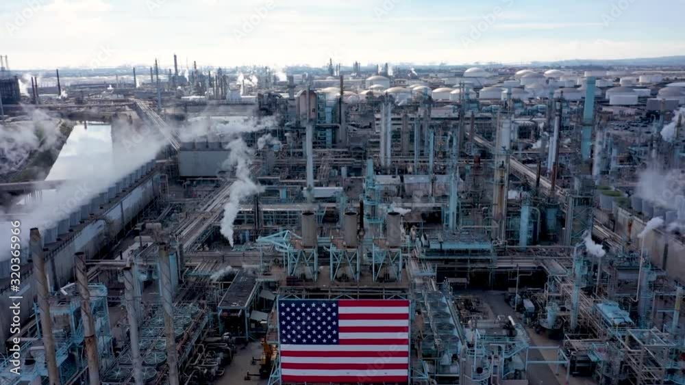 United States Chemical Factory - Oil Refinery - Processing Plant