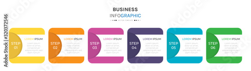 business infographic with steps or options. can be used for workflow layout, diagram, business step options, banner, web design.