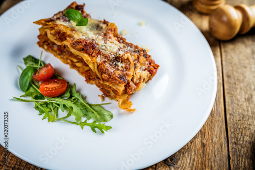 Italian pasta lasagne