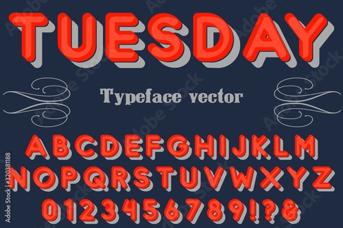 Font alphabet. Script abc Typeface handcrafted handwritten vector label design 