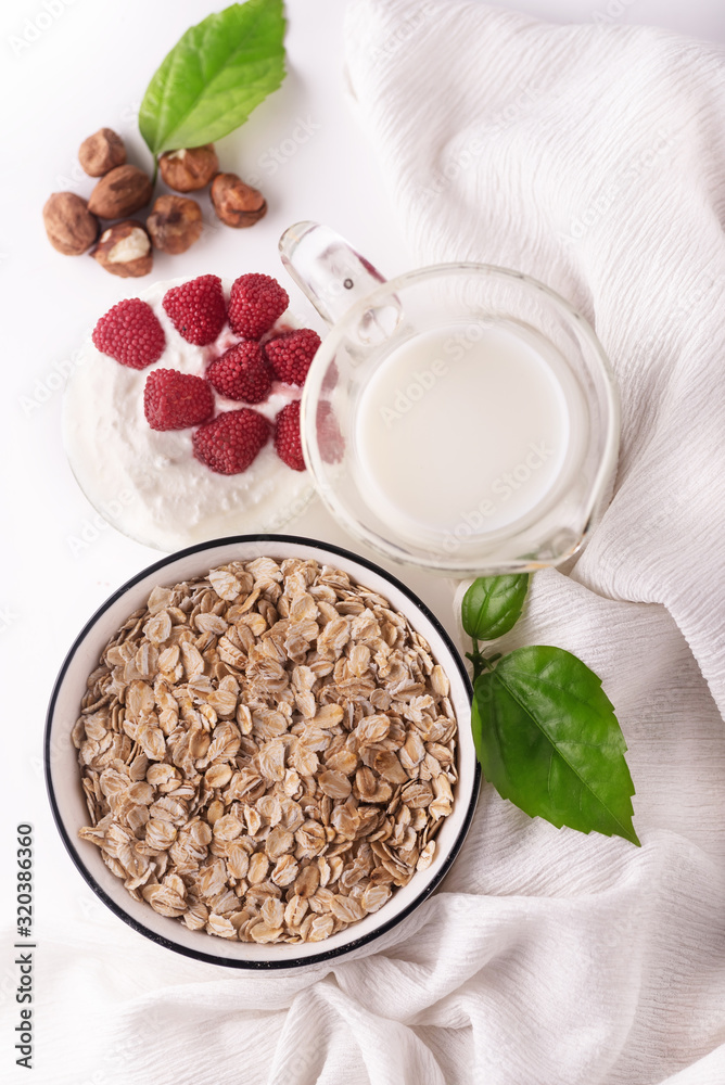 Oats and milk Oats and milk