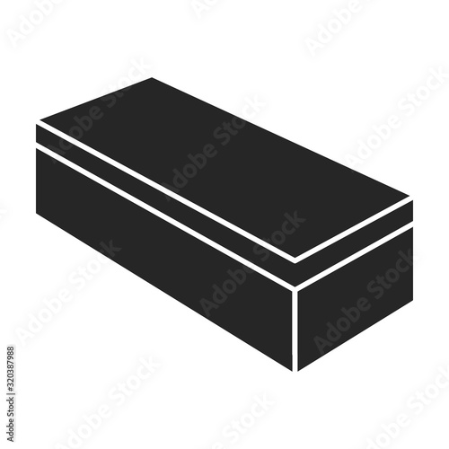Garden seat vector icon.Black.simple vector icon isolated on white background garden seat .