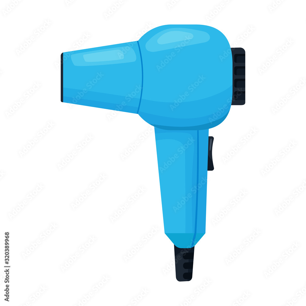 Hair dryer vector icon.Cartoon vector icon isolated on white background hair dryer . Hair dryer vector icon.Cartoon vector icon isolated on white background hair dryer .