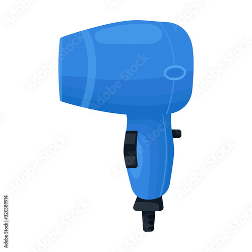 Hair dryer vector icon.Cartoon vector icon isolated on white background hair dryer .
