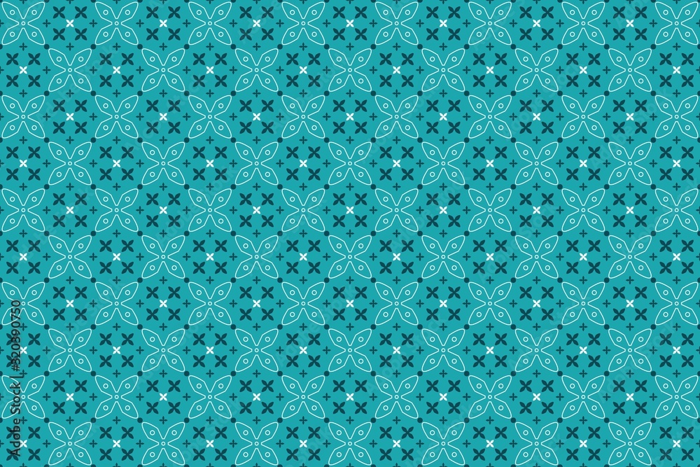 Seamless pattern with abstract geomatric vector