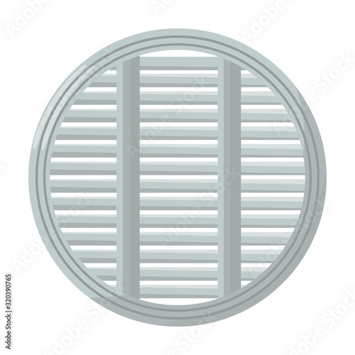 Ventilation grate vector icon.Cartoon vector icon isolated on white background ventilation grate.