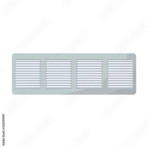 Ventilation grate vector icon.Cartoon vector icon isolated on white background ventilation grate.