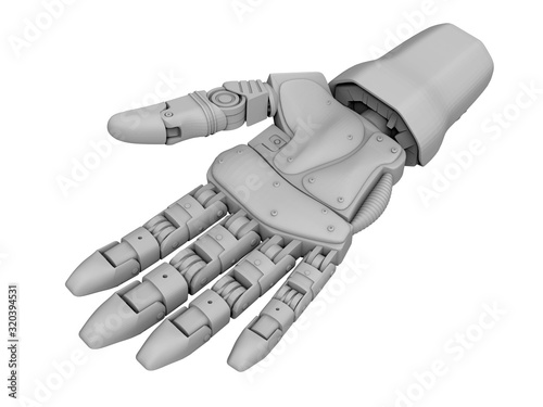 3D rendering - hand prosthesis concept